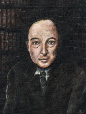 Portrait of CS Lewis ART PRINT