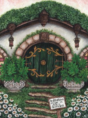 Bilbo's Door ART PRINT