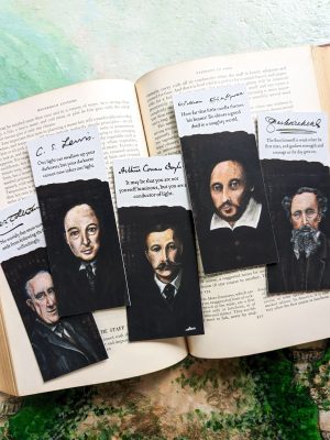 Assorted Authors Bookmarks, Set of 5