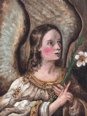 Copy of Angel of the Annunciation by Circle of Guido Reni ART PRINT