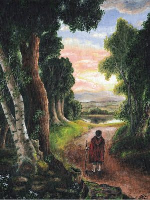 The Road Goes Ever On and On ART PRINT