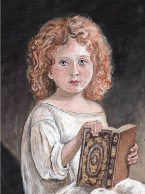 Copy of The Story Book by William Bouguereau ART PRINT