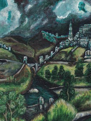 Copy of View from Toledo by El Greco ART PRINT