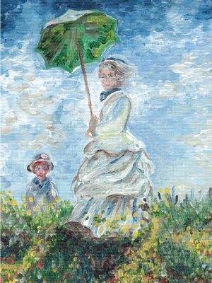 Copy of Woman with a Parasol by Claude Monet ART PRINT