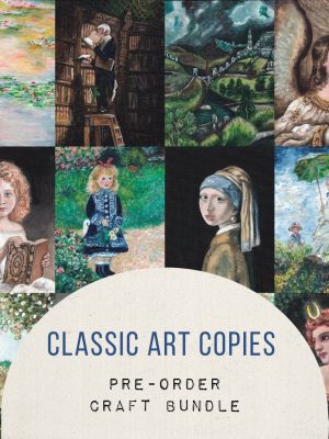 PRE-ORDER Classic Art Copies Craft Bundle - 12 Fabric Panels