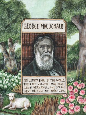 Illuminated George MacDonald ART PRINT