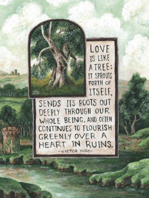 Love Is Like a Tree ART PRINT