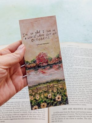 Anne of Green Gables Octobers Bookmark