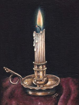 Candle Still Life ART PRINT