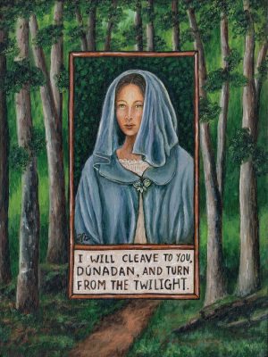 Illuminated Arwen ART PRINT