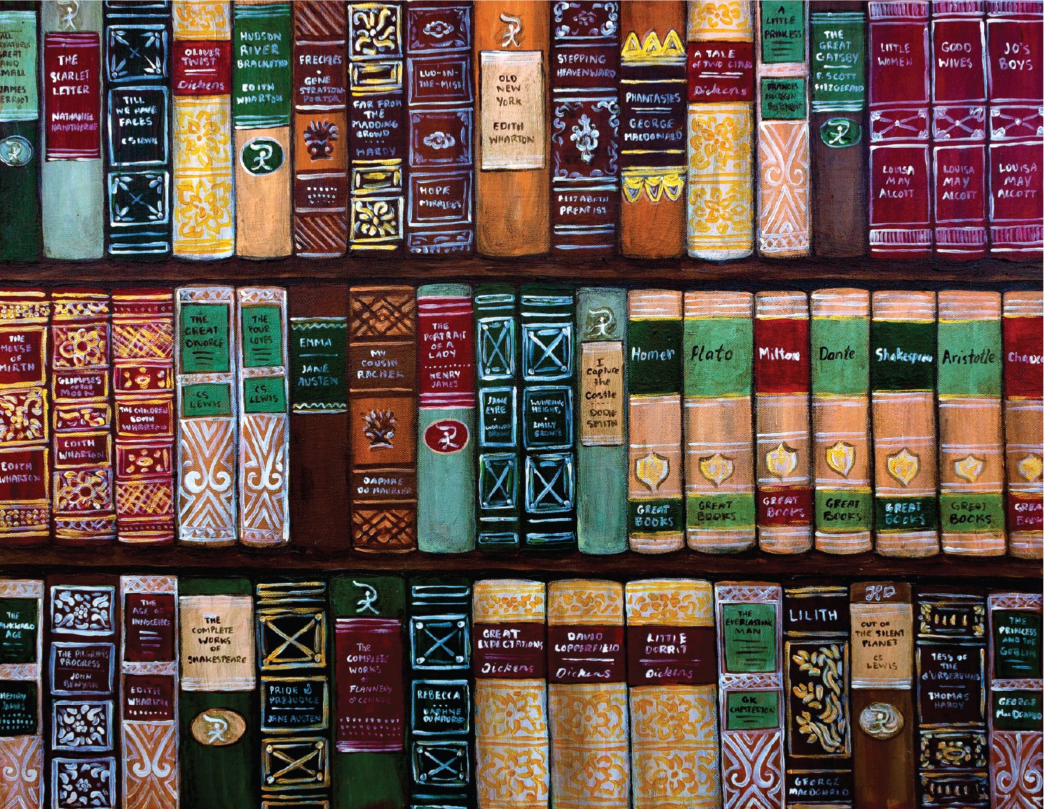 Home Library ART PRINT - Image 2