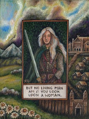 Illuminated Eowyn ART PRINT