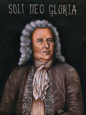 Johann Sebastian Bach Portrait ART PRINT