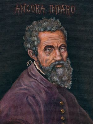 Michelangelo Portrait ART PRINT