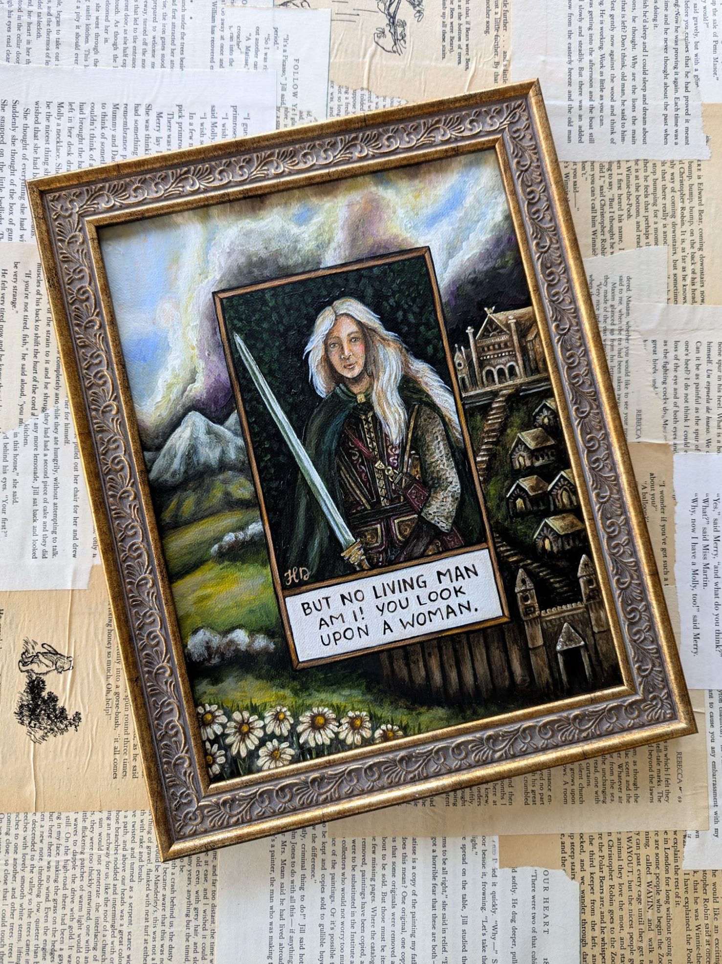 Illuminated Eowyn ART PRINT - Image 2