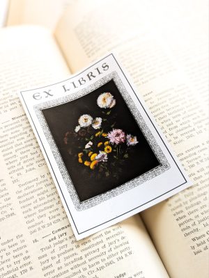 Floral Bookplate - Set of Four