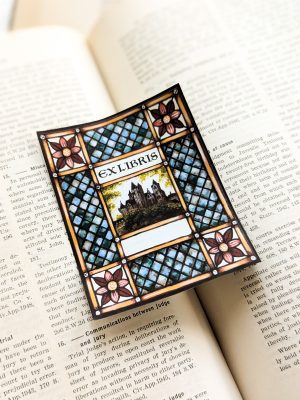 Stained Glass Bookplate - Set of Four