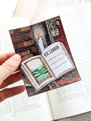 Illuminated Bookplate - Set of Four