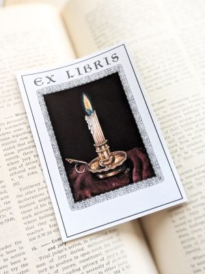 The Candle Bookplate - Set of Four