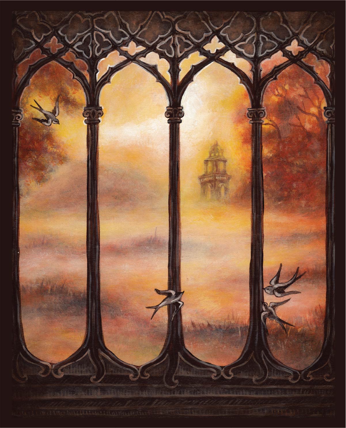 Sunrise at the Temple ART PRINT - Image 2
