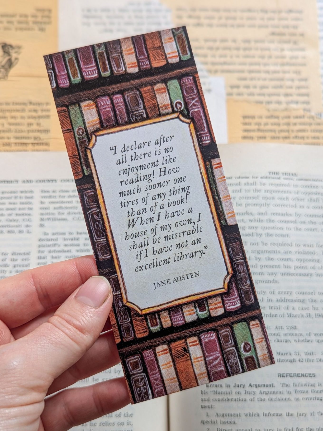 There Is No Enjoyment Like Reading! Bookmark