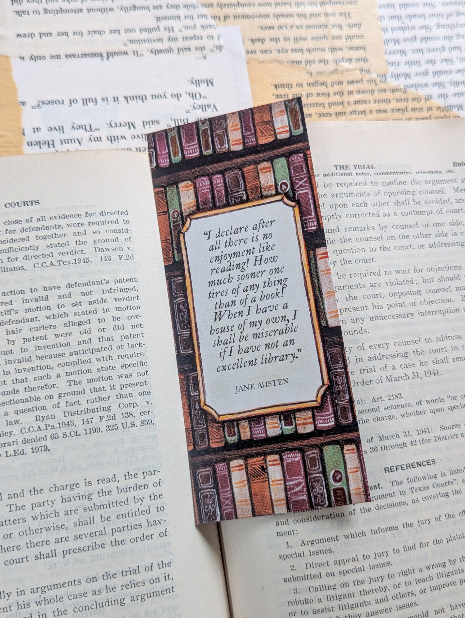 There Is No Enjoyment Like Reading! Bookmark - Image 4