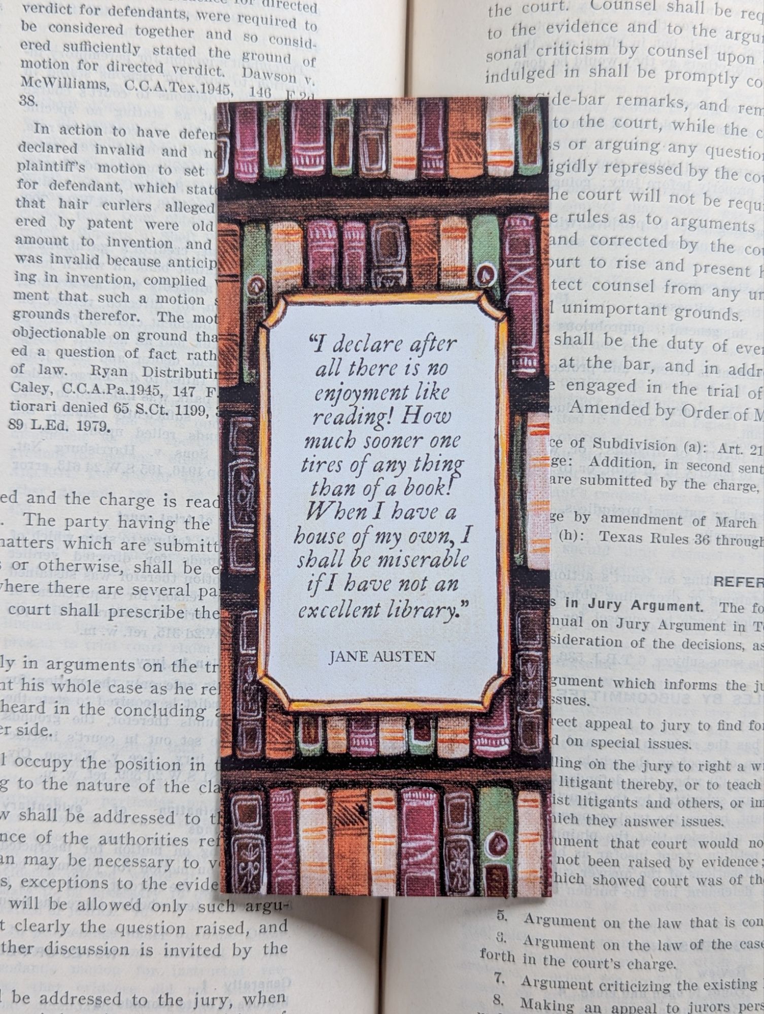 There Is No Enjoyment Like Reading! Bookmark - Image 3