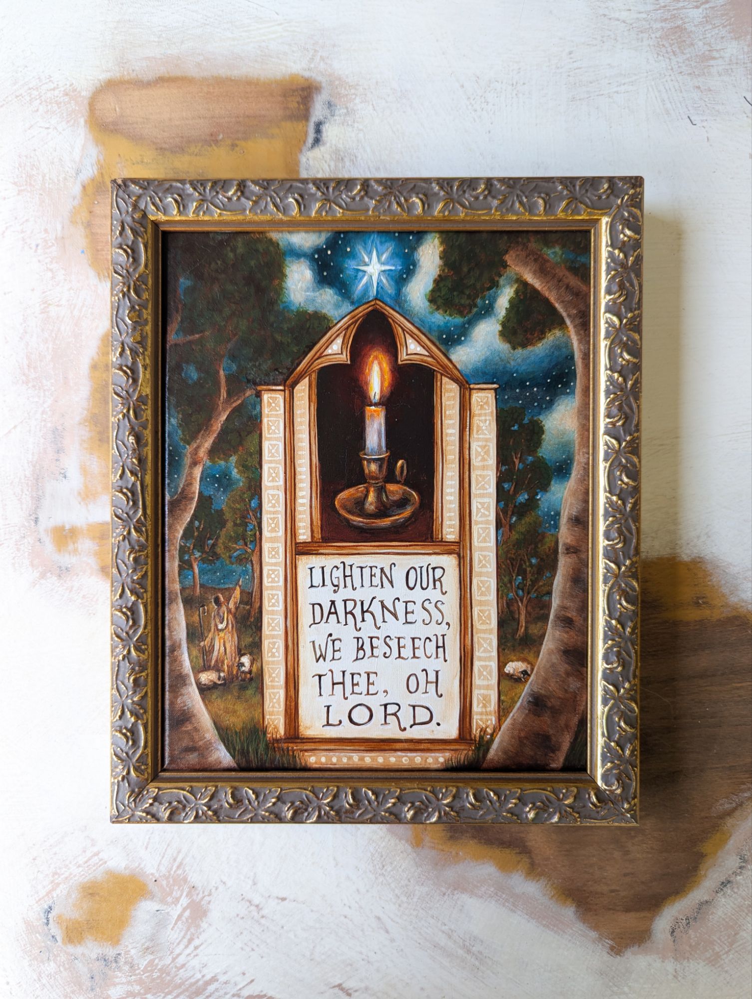 ORIGINAL PAINTING: Lighten Our Darkness - Image 2