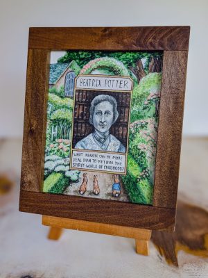 ORIGINAL PAINTING: Illuminated Beatrix Potter