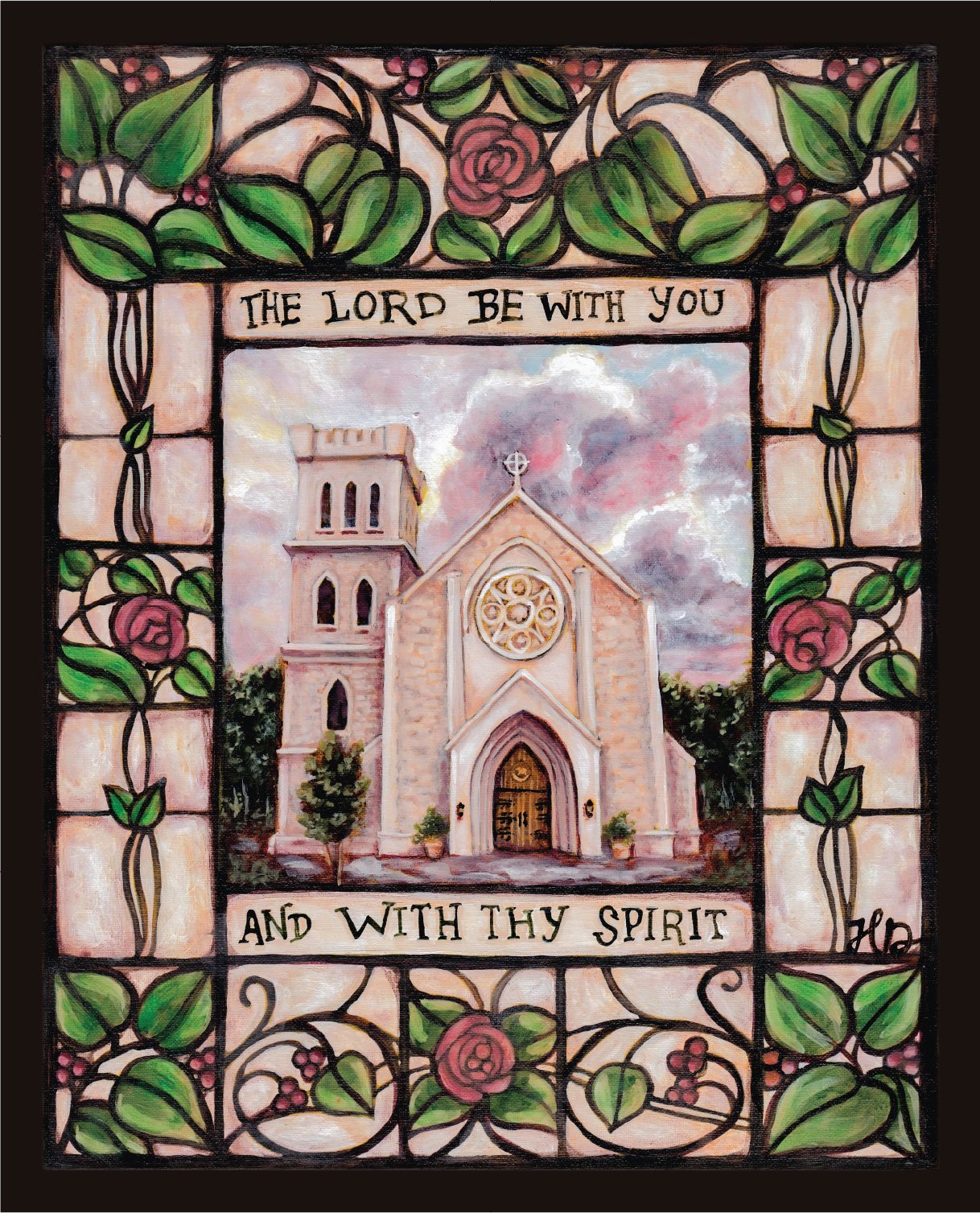 The Lord Be With You ART PRINT - Image 2