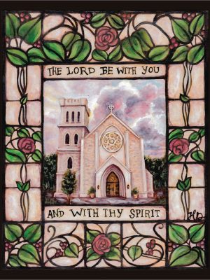 The Lord Be With You ART PRINT
